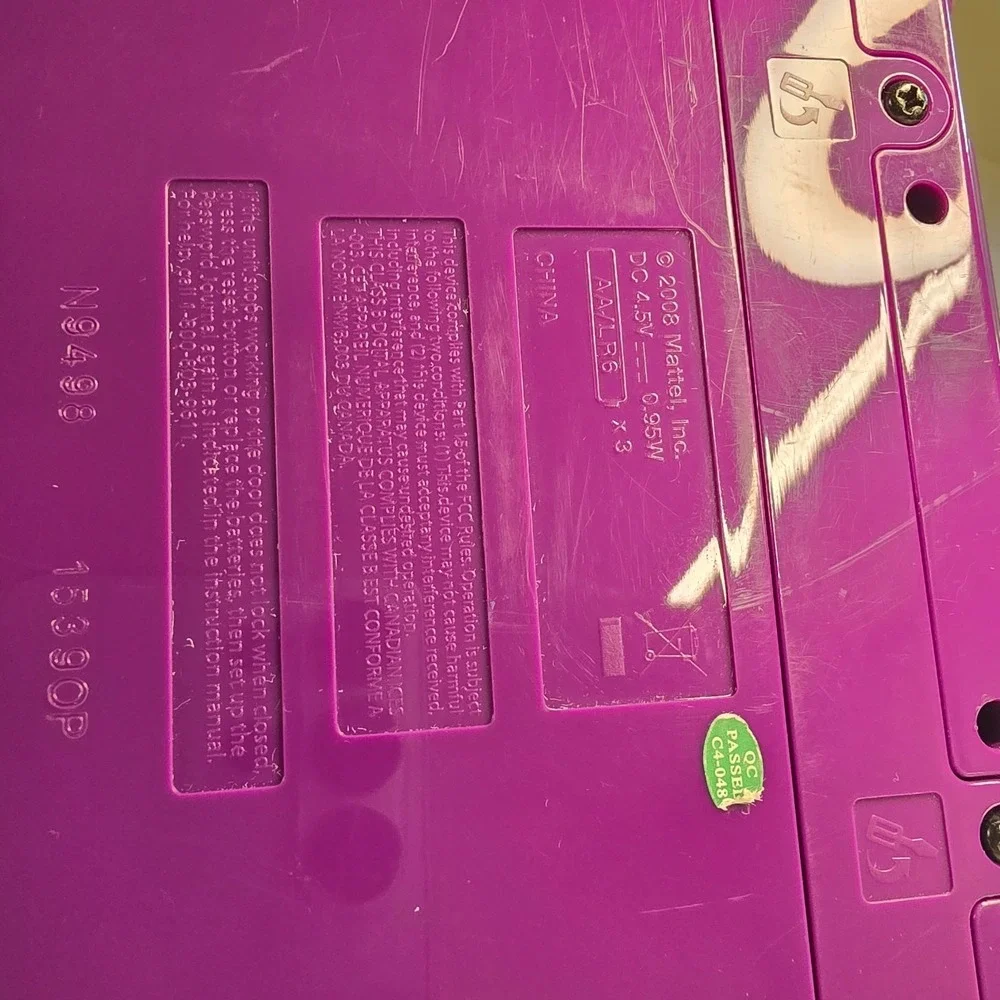 Mattel Girl Tech Password Journal Pen And Notebook Pink Electronic Invisible Ink